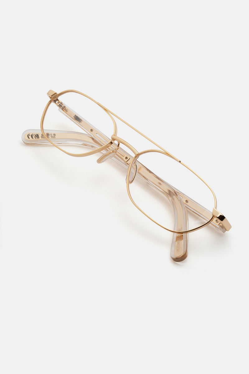 Lunettes 30 Optiques Dorées - Retrosuperfuture USA -