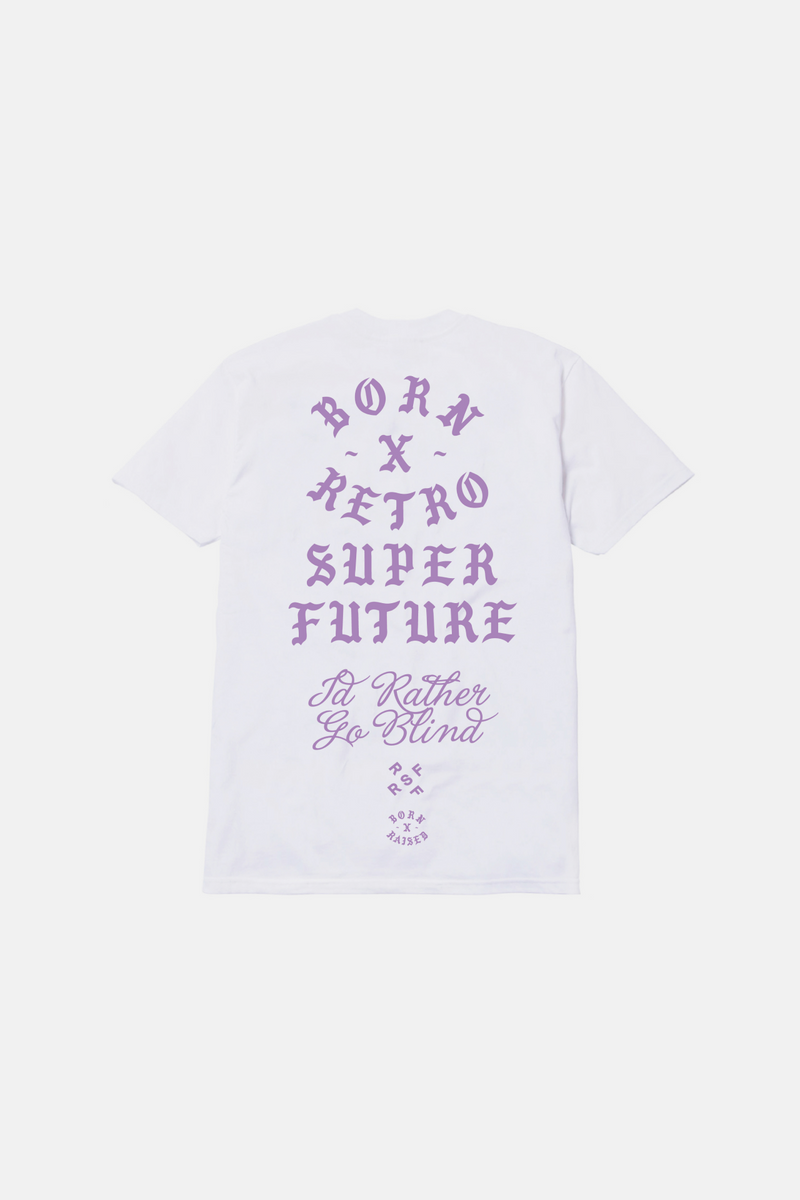 White Tee BORN X RAISED - Retrosuperfuture USA -