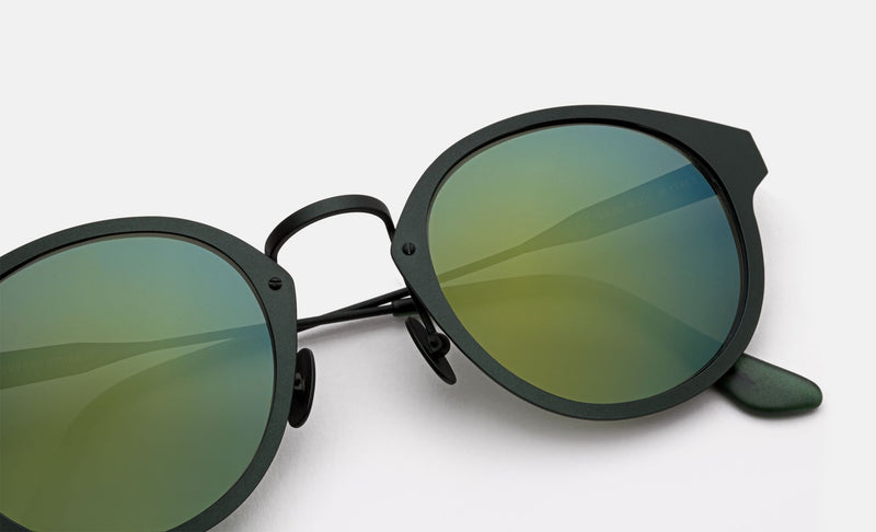Panama Synthesis Dark Green Metal - Retrosuperfuture USA -
