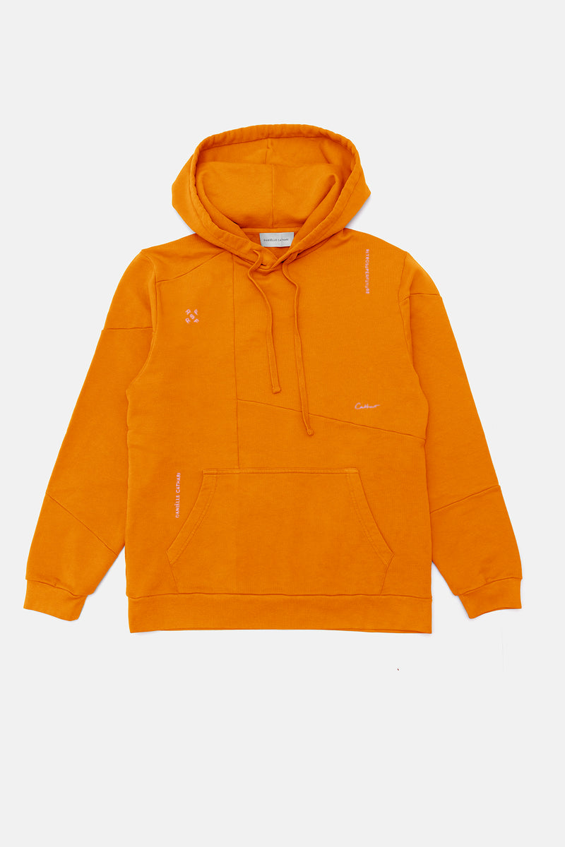 RSF x DC Deconstructed Hoodie Rusty Orange - Retrosuperfuture USA -