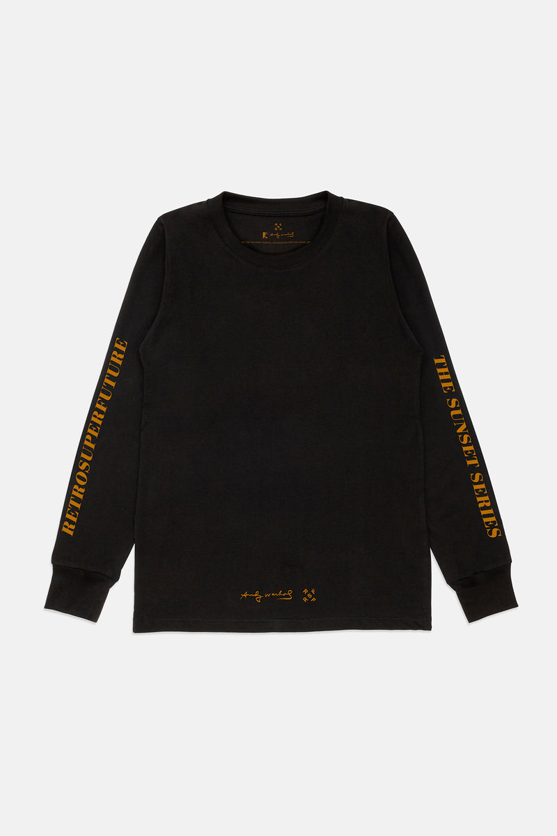 AW Longsleeve Black Yellow - Retrosuperfuture USA -