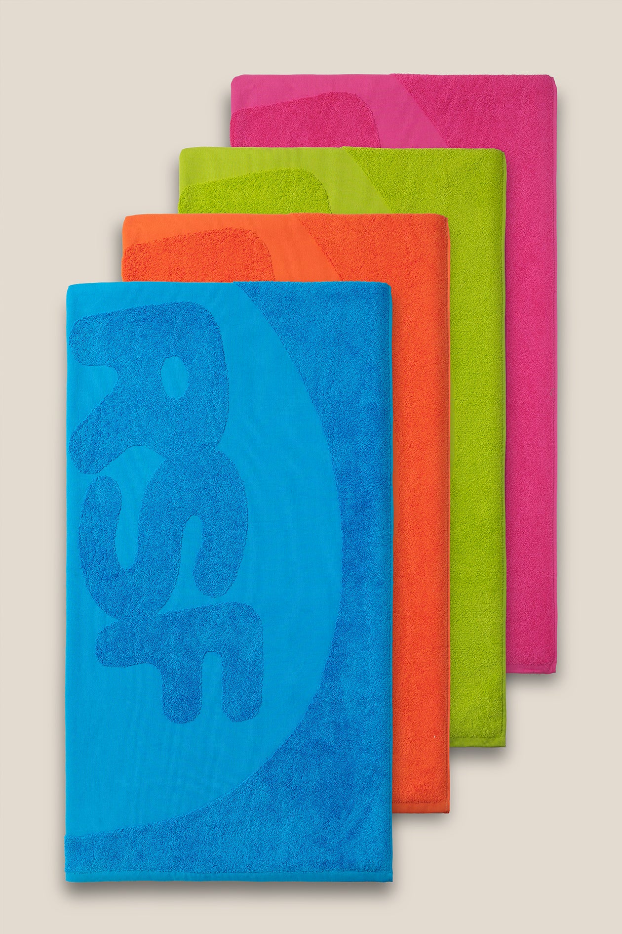 RSF weekend set beach towel - lime - Retrosuperfuture USA -