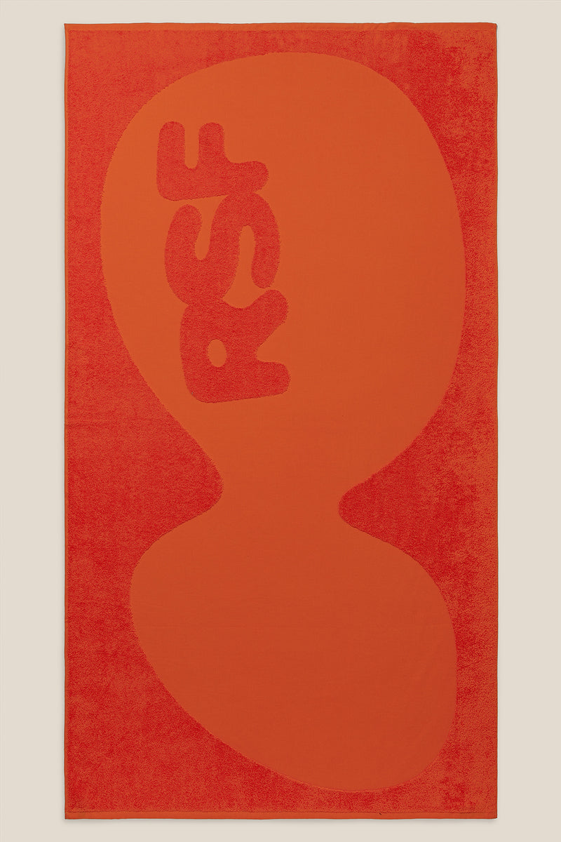 RSF weekend set beach towel - orange - Retrosuperfuture USA -