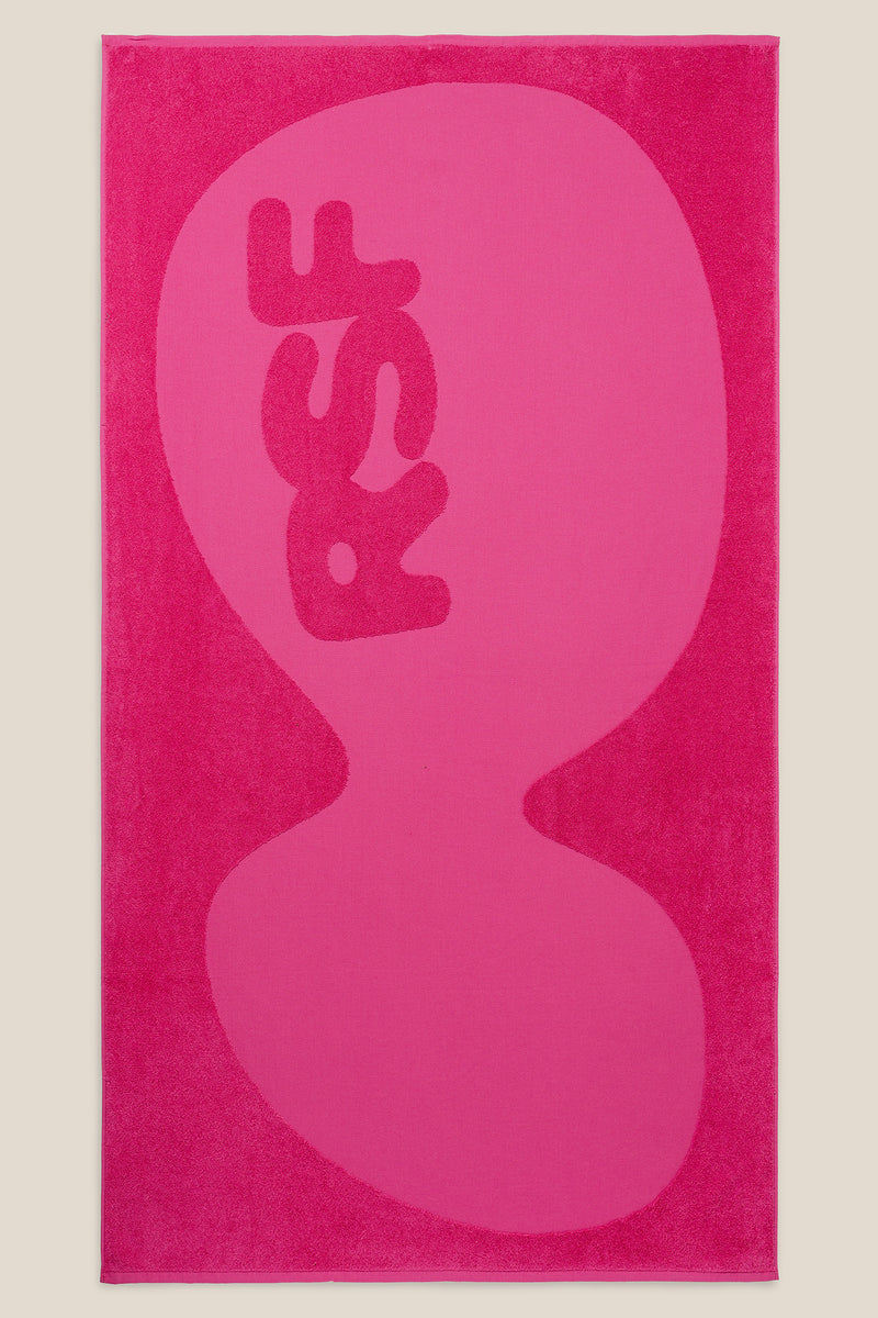 RSF weekend set beach towel - magenta - Retrosuperfuture USA -