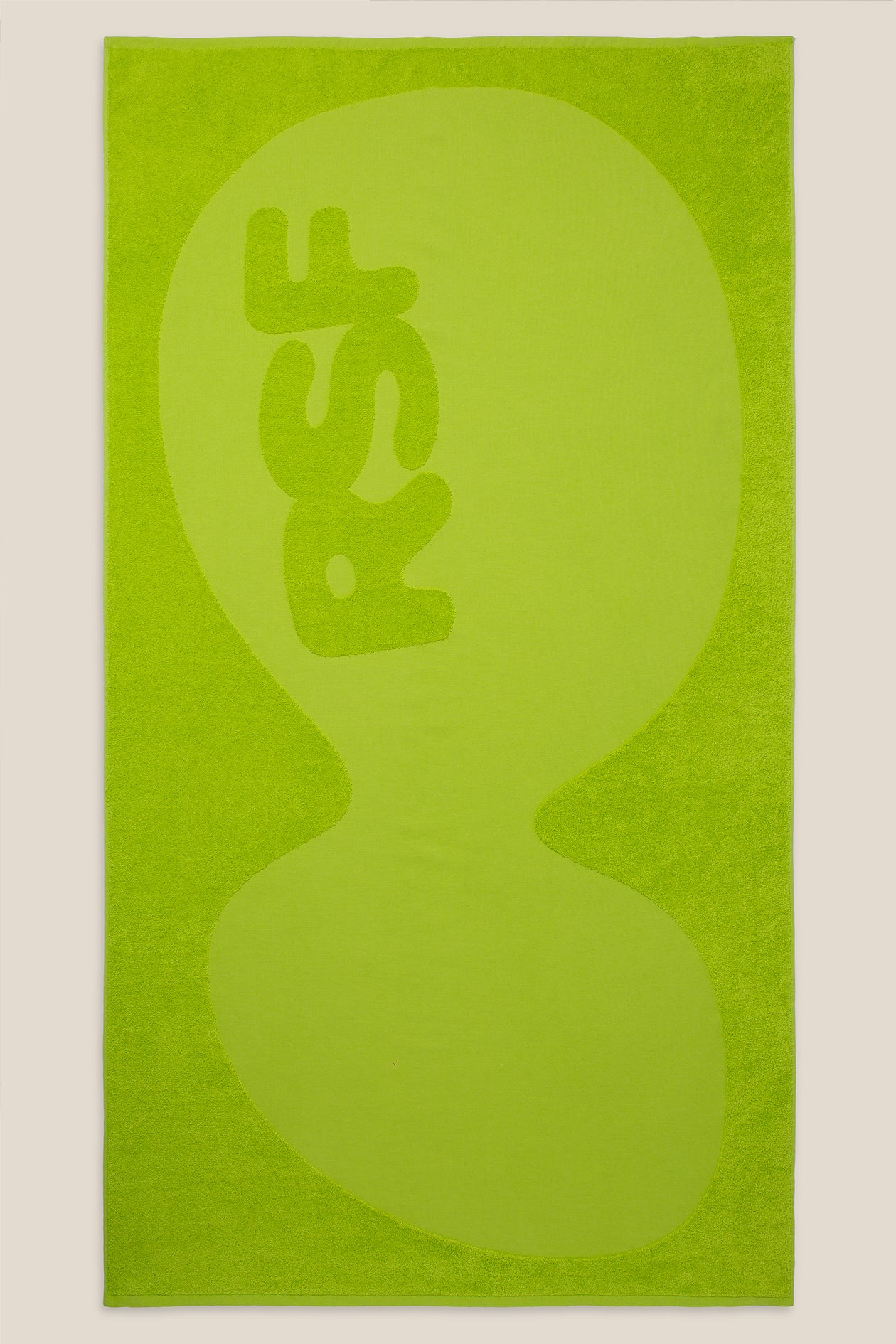 RSF weekend set beach towel - lime - Retrosuperfuture USA -