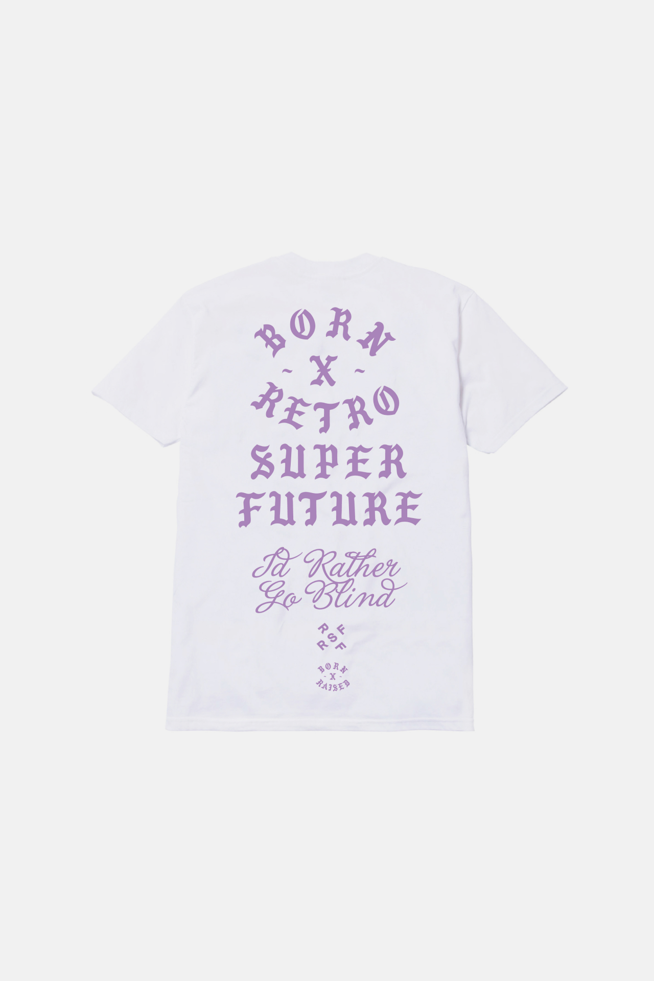White Tee BORN X RAISED - Retrosuperfuture USA -