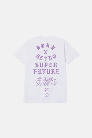 White Tee BORN X RAISED - Retrosuperfuture USA - — 1