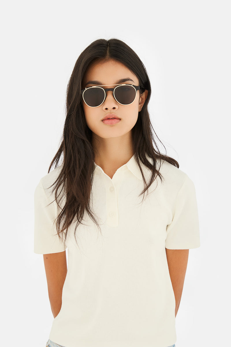 Clip-on The Warhol Gold Grey