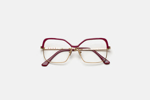 Unila Valley Optical Burgundy Gold - Retrosuperfuture USA - — 1
