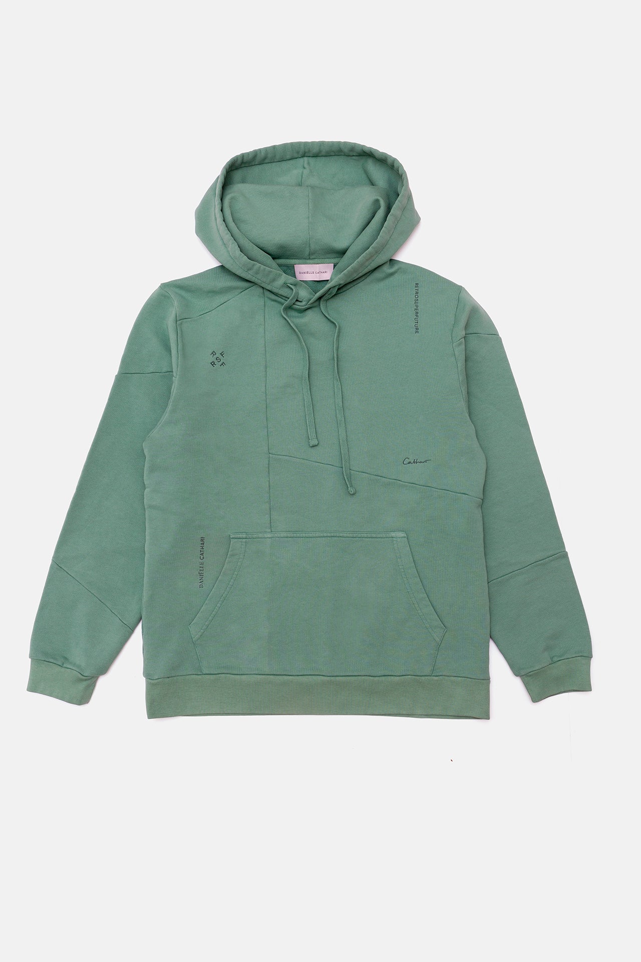 RSF x DC Deconstructed Hoodie Mint - Retrosuperfuture USA -