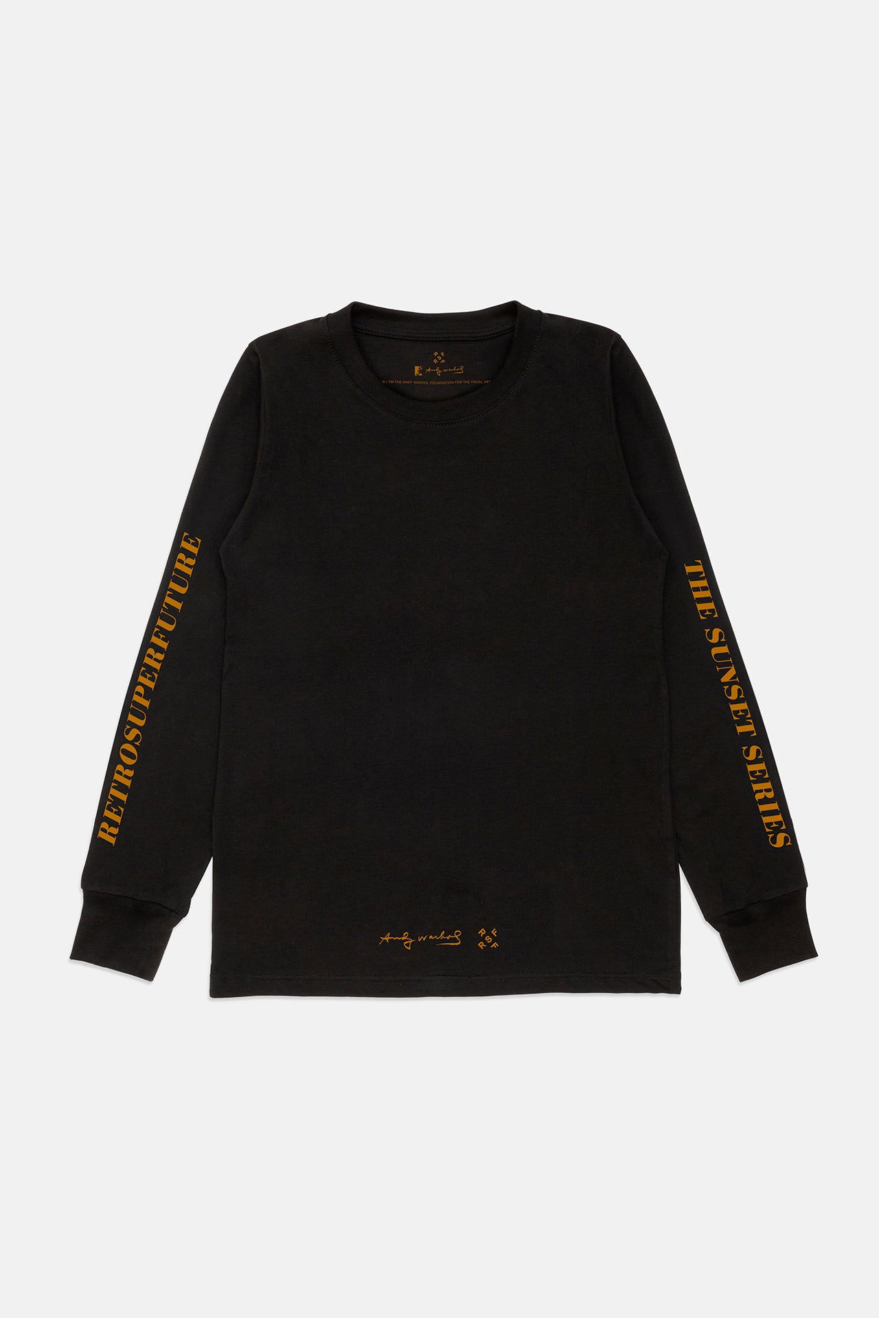 AW Longsleeve Black Yellow - Retrosuperfuture USA -