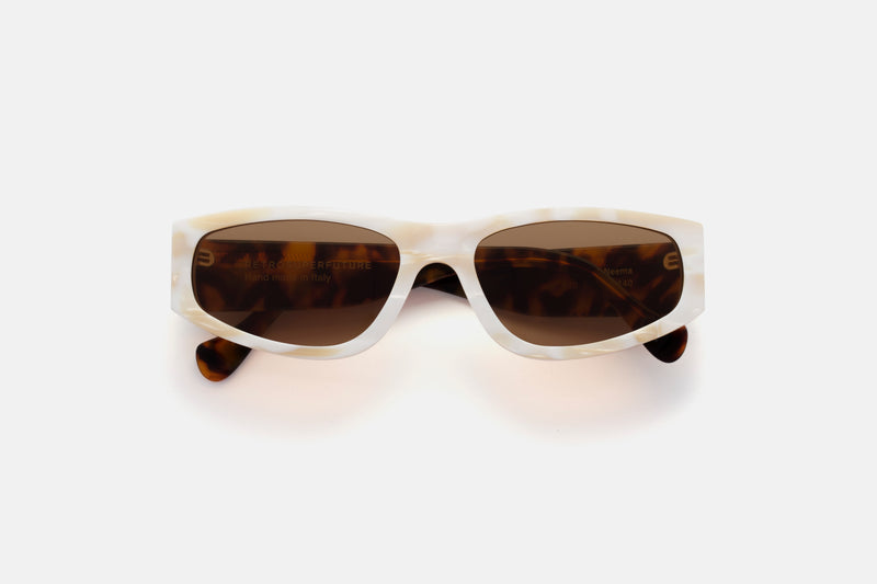Neema White Shell Havana - Retrosuperfuture USA -