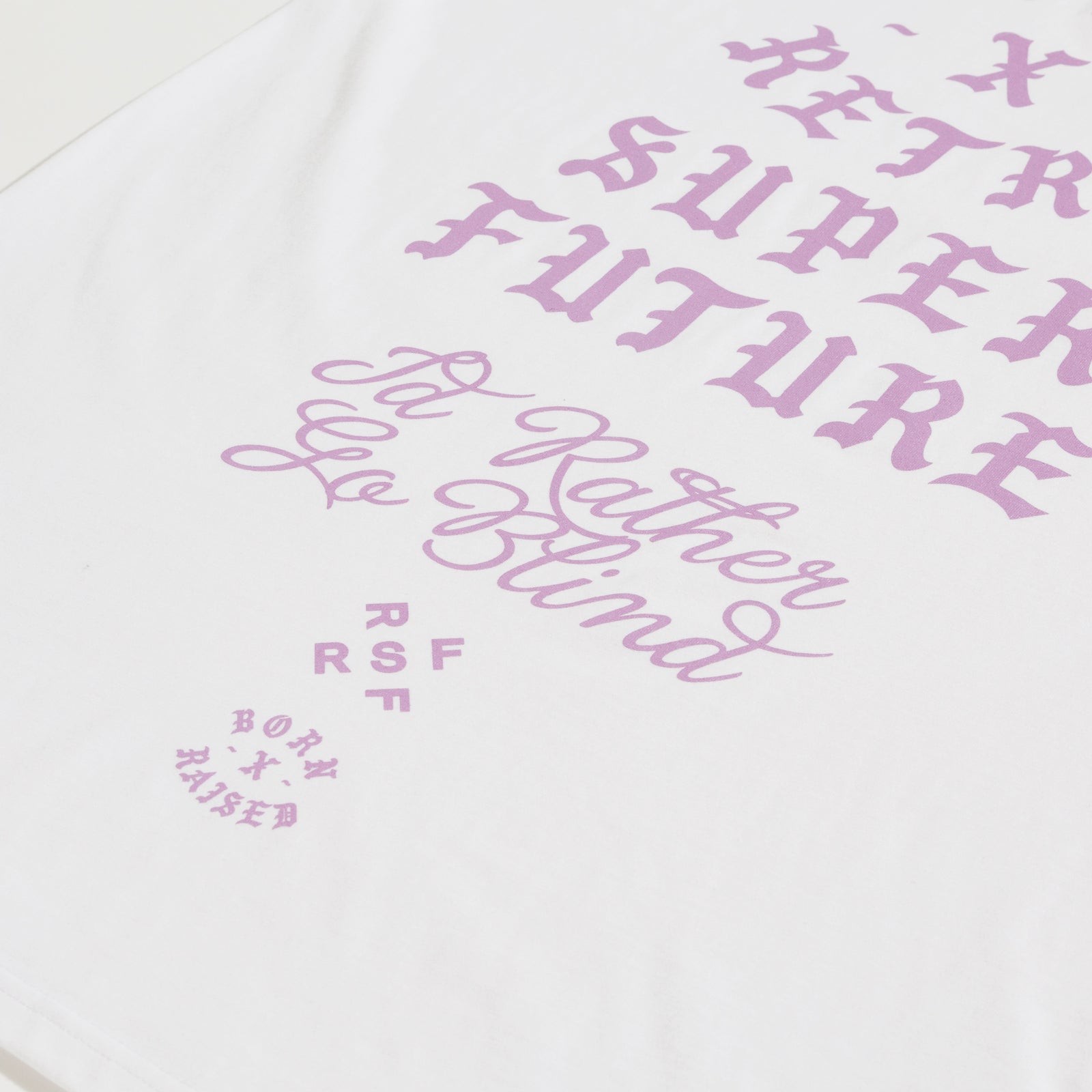 White Tee BORN X RAISED - Retrosuperfuture USA -
