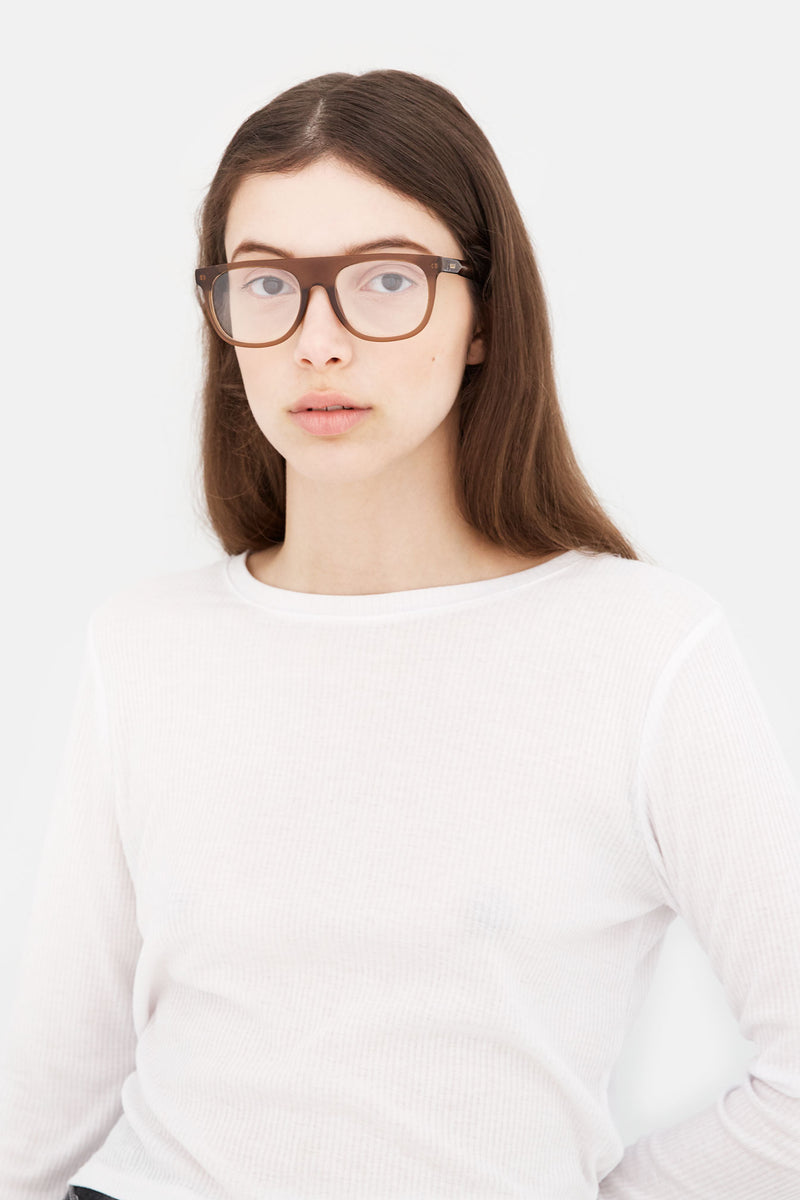 Flat Top Optical Brown - Retrosuperfuture USA -