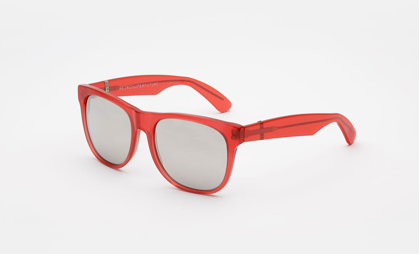 Classic Opal Red Silver Lens - Retrosuperfuture USA -