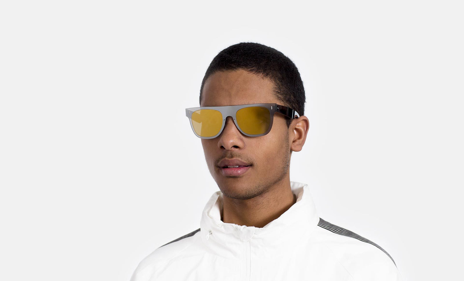 Duo Lens Flat Top Gold Silver - Retrosuperfuture USA -