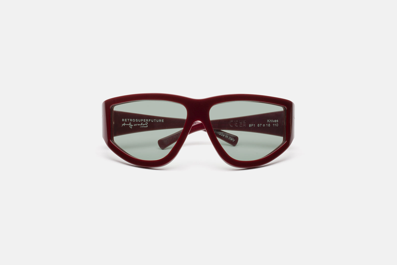 Andy Warhol IX Knives Burgundy - Retrosuperfuture USA -
