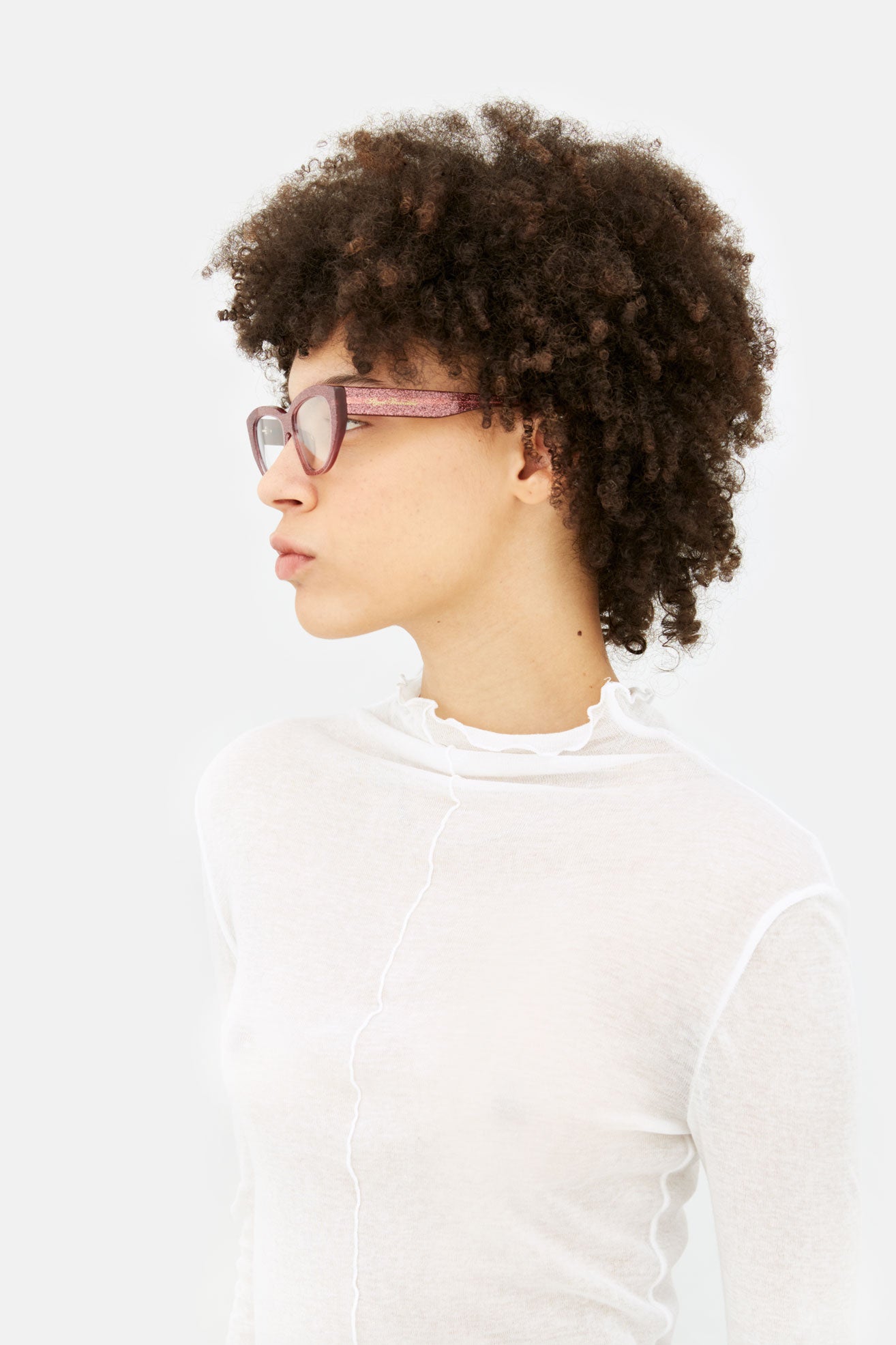 Kitti Op Dark Pink Glitter - Retrosuperfuture USA -